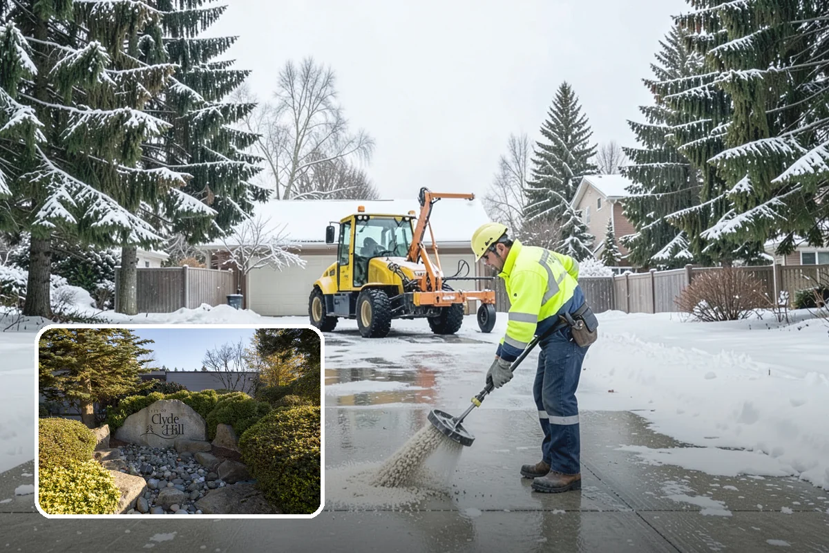 Liquid Salt Spraying in Clyde Hill, King County, WA - Even film coverage with no crystal bounce or scatter