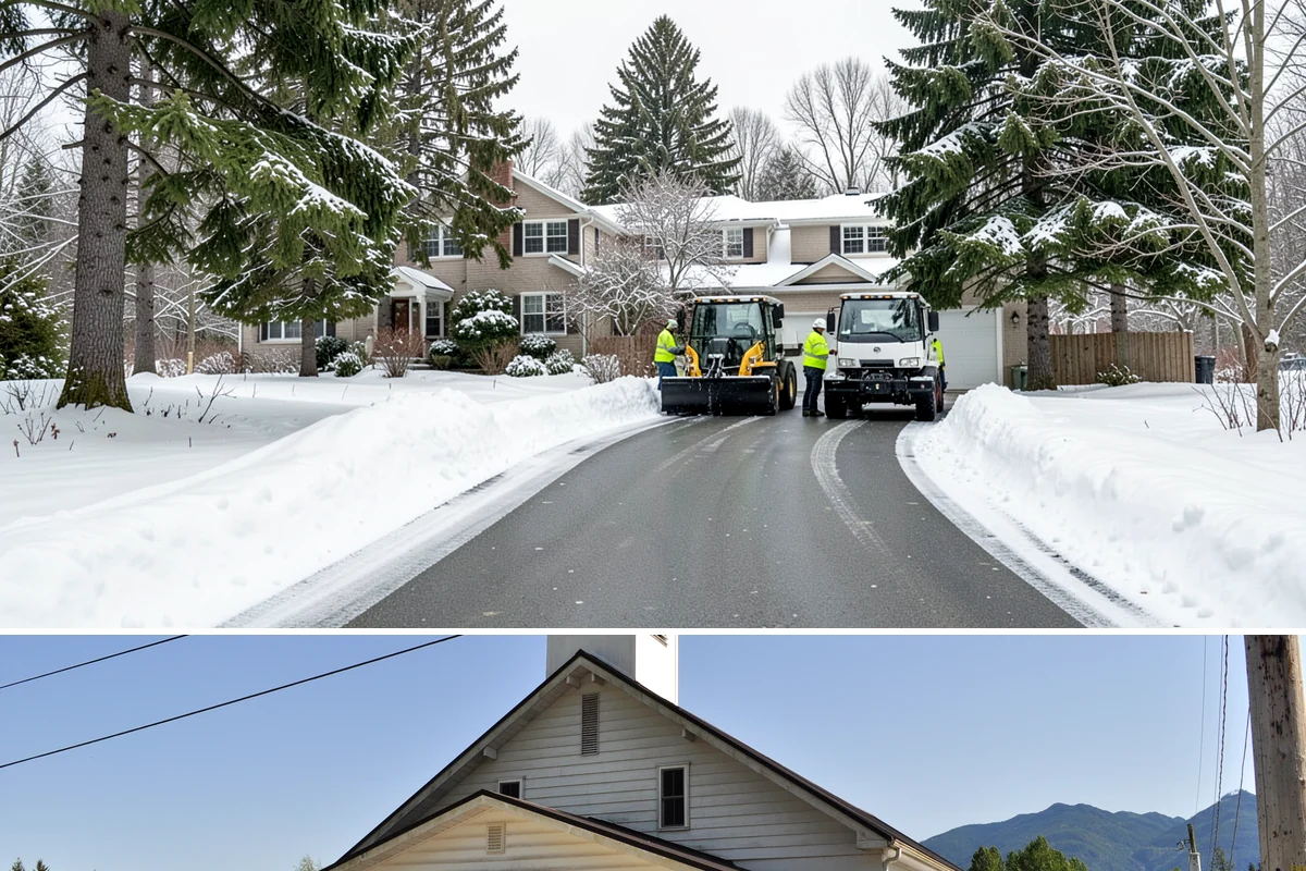 Liquid Salt Spraying in Concrete, Skagit County, WA - Liquid salt spraying is used through the core winter months whenever light ice or freezing drizzle threatens traction.