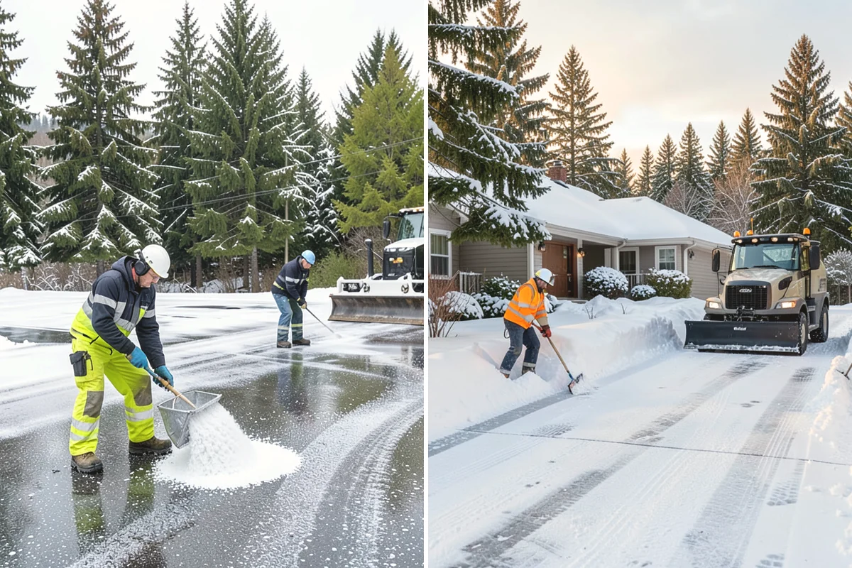 Liquid Salt Spraying in Covington, King County, WA - Determine whether spraying serves as pretreatment or ice knockdown