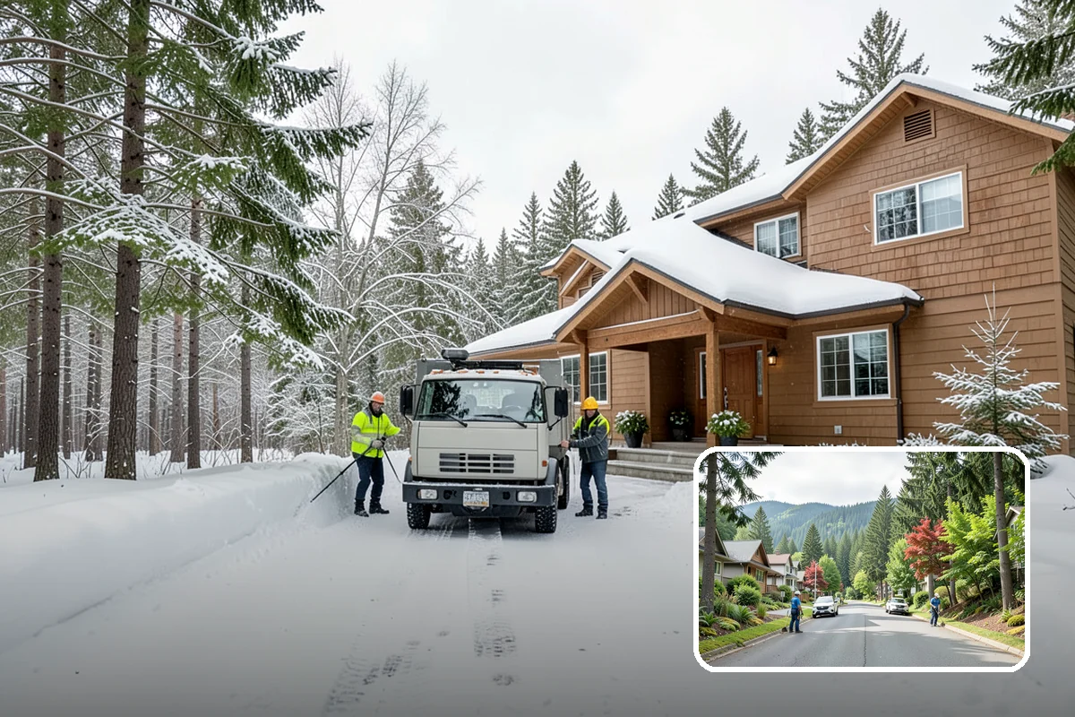 Liquid Salt Spraying in Darrington, Snohomish County, WA - Even film coverage with no crystal bounce or scatter