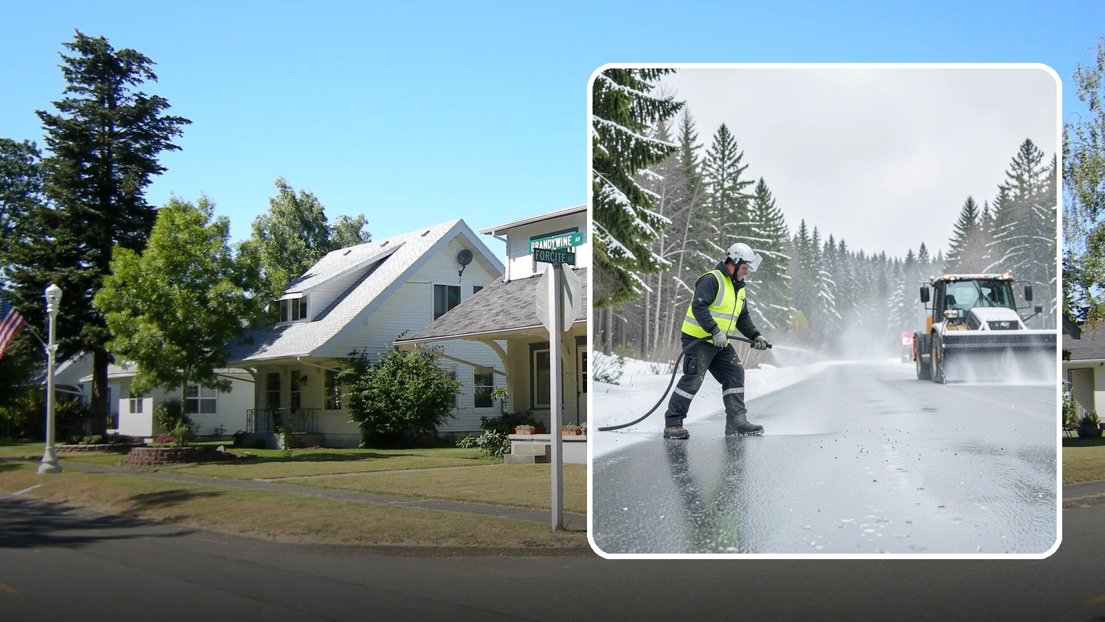 Liquid Salt Spraying in DuPont, Pierce County, WA - Liquid salt spraying applies deicer in solution form for fast, even coverage that resists wind scatter and bounce.