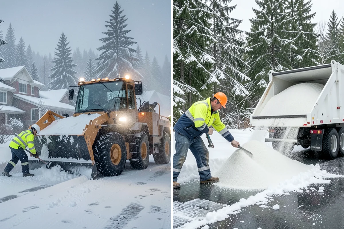 Liquid Salt Spraying in DuPont, Pierce County, WA - Determine whether spraying serves as pretreatment or ice knockdown