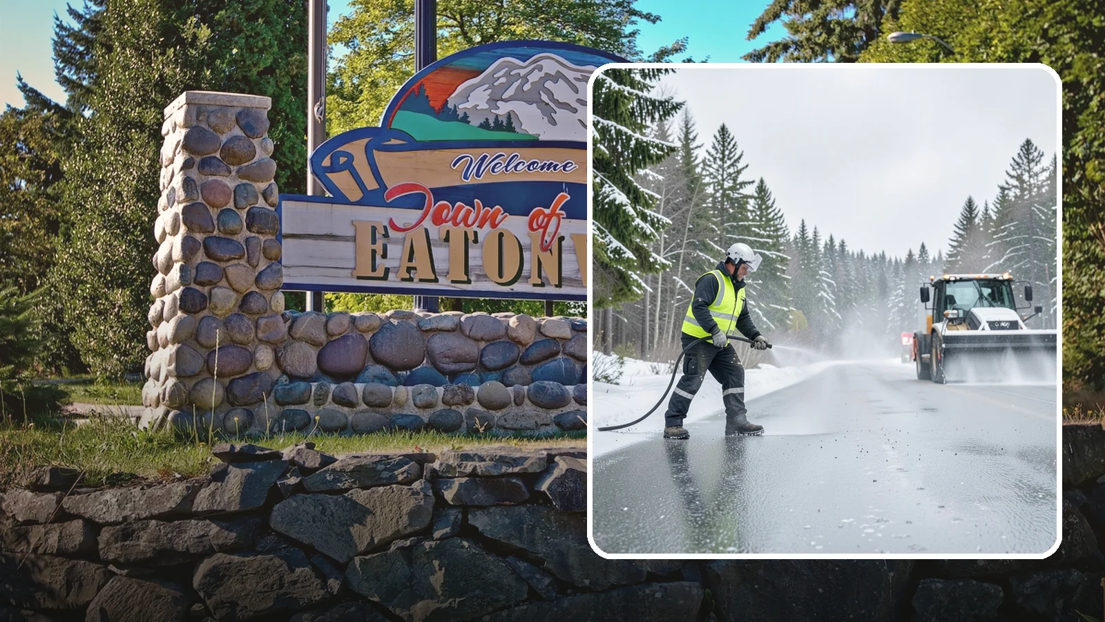 Liquid Salt Spraying in Eatonville, Pierce County, WA - Liquid salt spraying applies deicer in solution form for fast, even coverage that resists wind scatter and bounce.