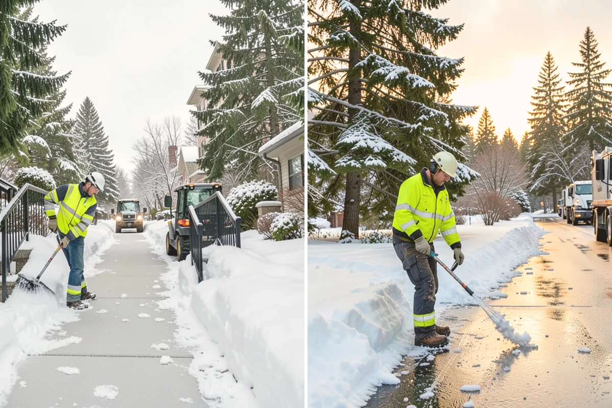 Liquid Salt Spraying in Eatonville, Pierce County, WA - Determine whether spraying serves as pretreatment or ice knockdown