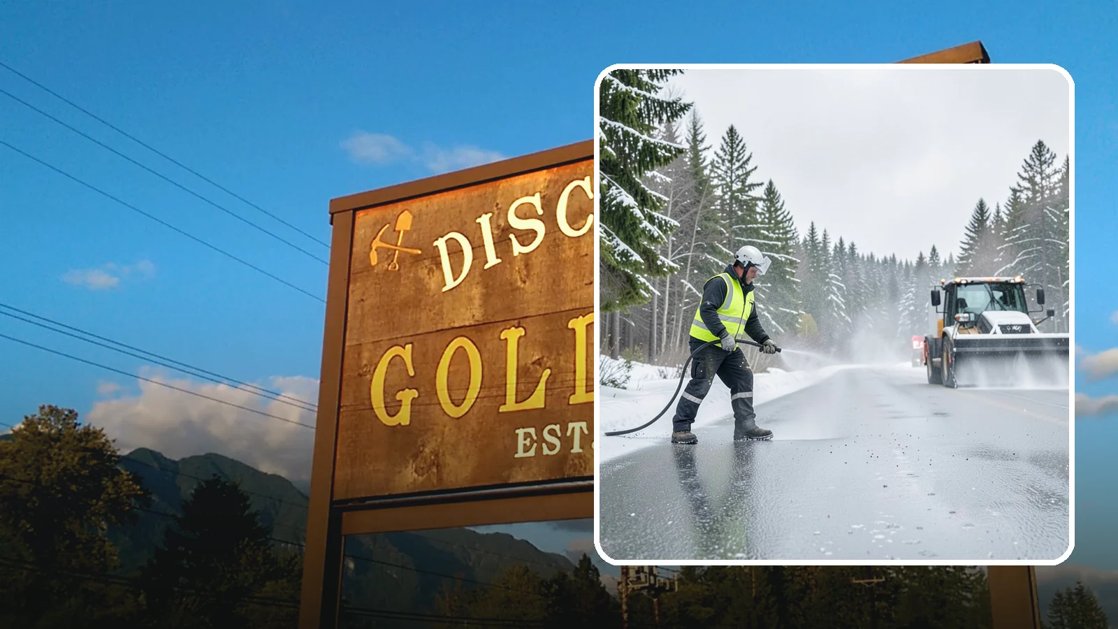 Liquid Salt Spraying in Gold Bar, Snohomish County, WA - Liquid salt spraying applies deicer in solution form for fast, even coverage that resists wind scatter and bounce.