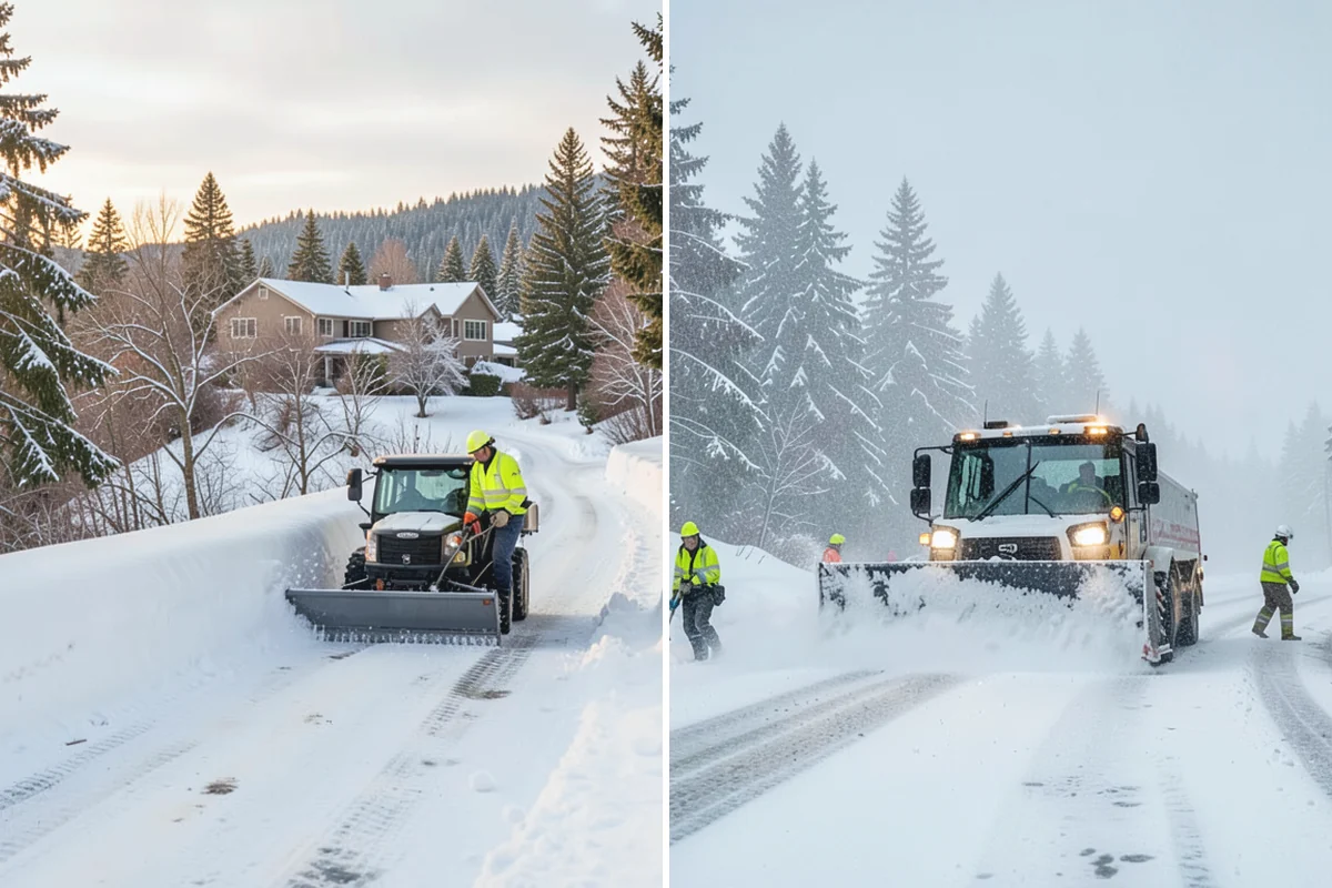 Liquid Salt Spraying in Granite Falls, Snohomish County, WA - Determine whether spraying serves as pretreatment or ice knockdown
