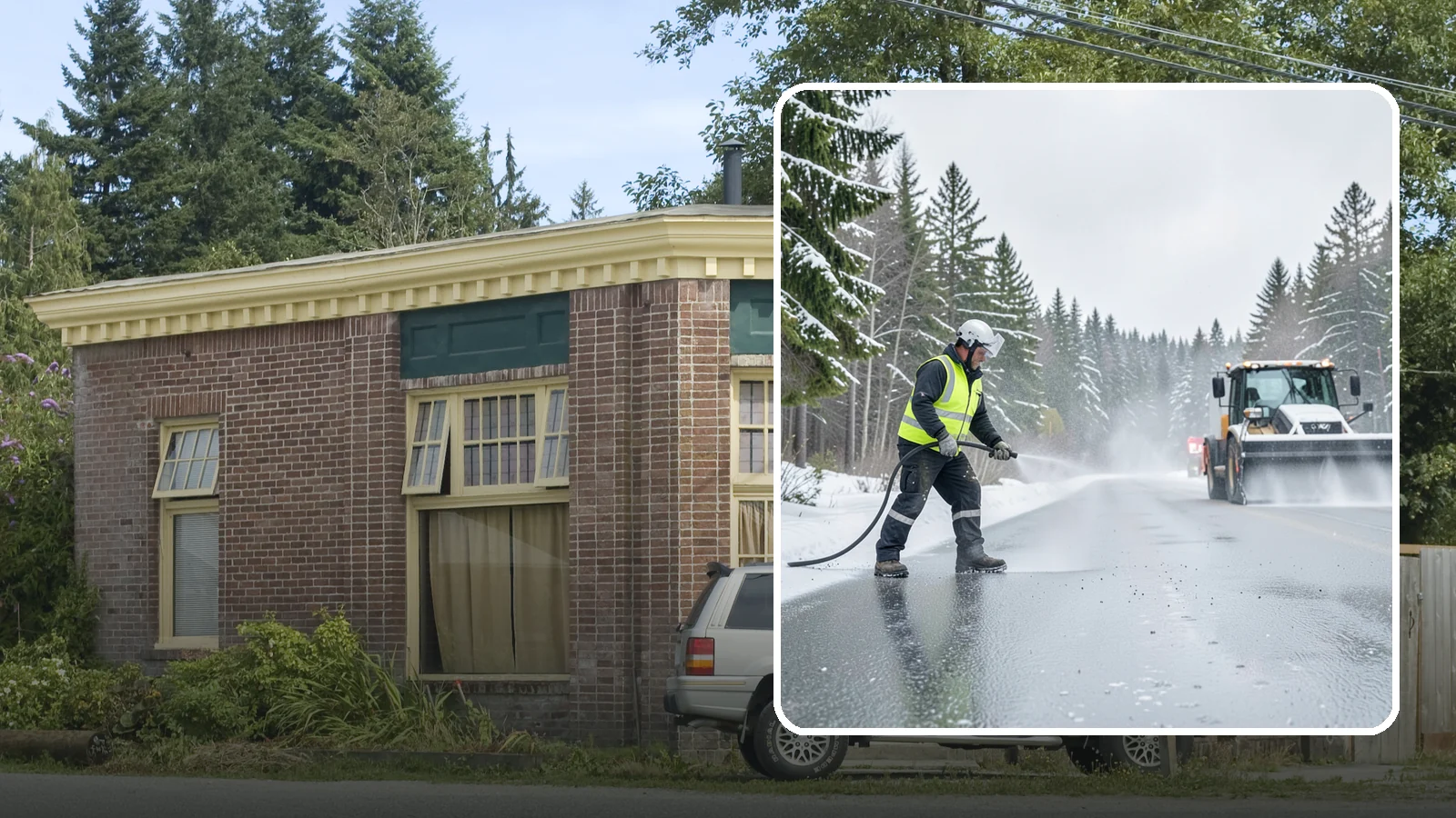 Liquid Salt Spraying in Hamilton, Skagit County, WA - Liquid salt spraying applies deicer in solution form for fast, even coverage that resists wind scatter and bounce.