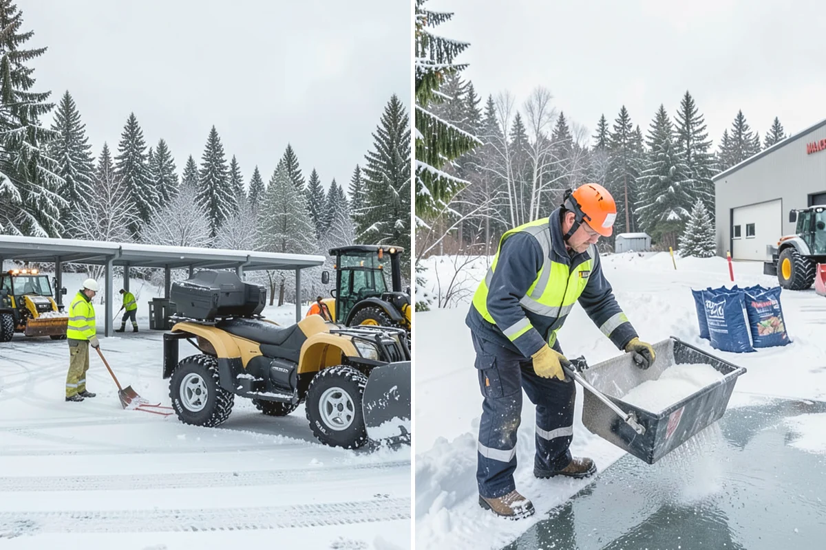 Liquid Salt Spraying in Issaquah, King County, WA - Determine whether spraying serves as pretreatment or ice knockdown