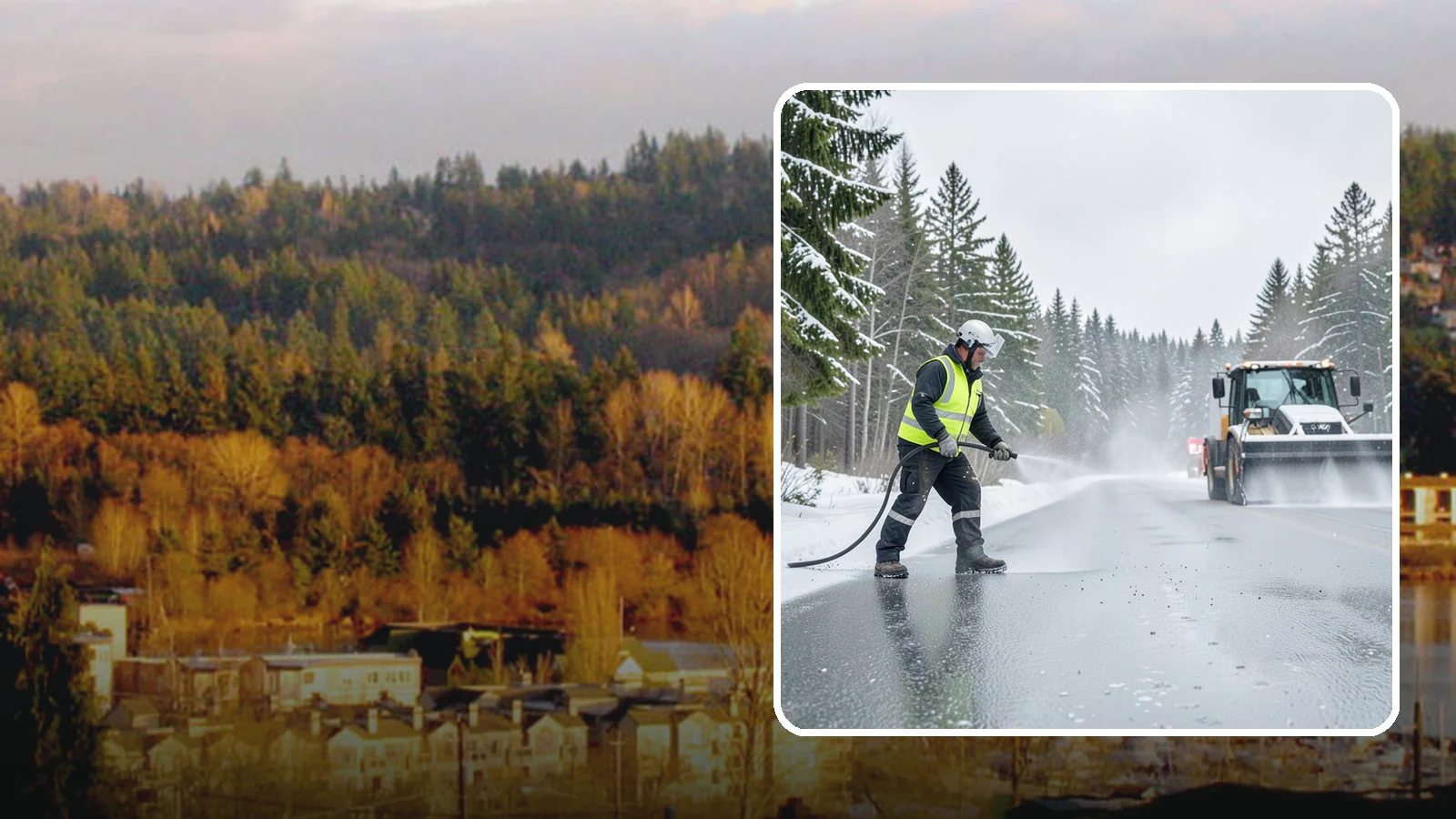 Liquid Salt Spraying in Kenmore, King County, WA - Liquid salt spraying applies deicer in solution form for fast, even coverage that resists wind scatter and bounce.