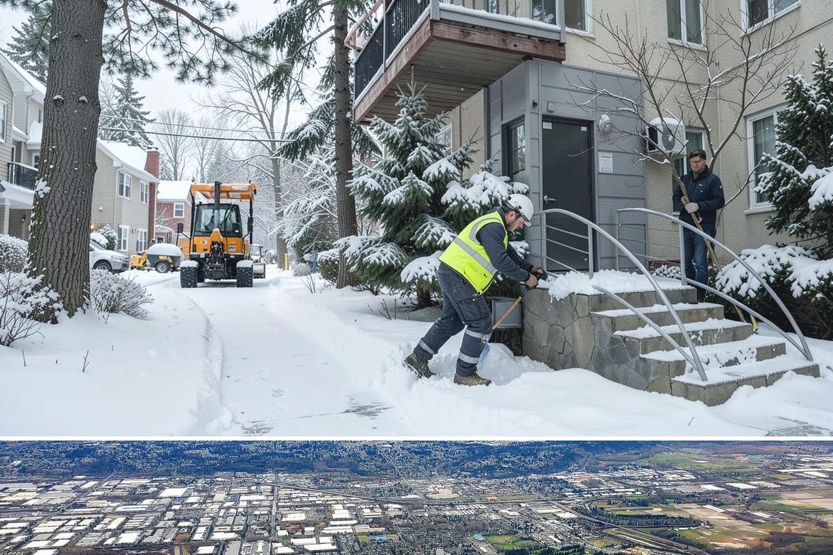 Liquid Salt Spraying in Kent, King County, WA - Liquid salt spraying is used through the core winter months whenever light ice or freezing drizzle threatens traction.