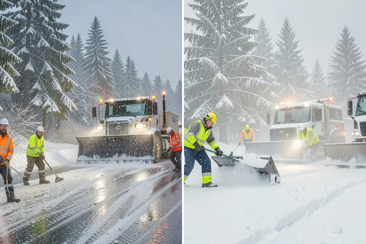 Liquid Salt Spraying in Lynnwood, Snohomish County, WA - Determine whether spraying serves as pretreatment or ice knockdown