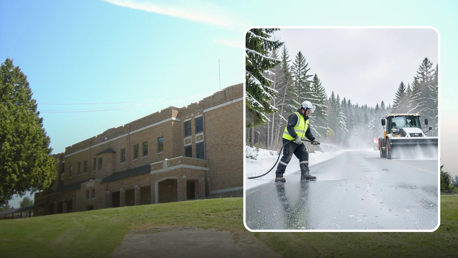 Liquid Salt Spraying in Maple Valley, King County, WA - Liquid salt spraying applies deicer in solution form for fast, even coverage that resists wind scatter and bounce.