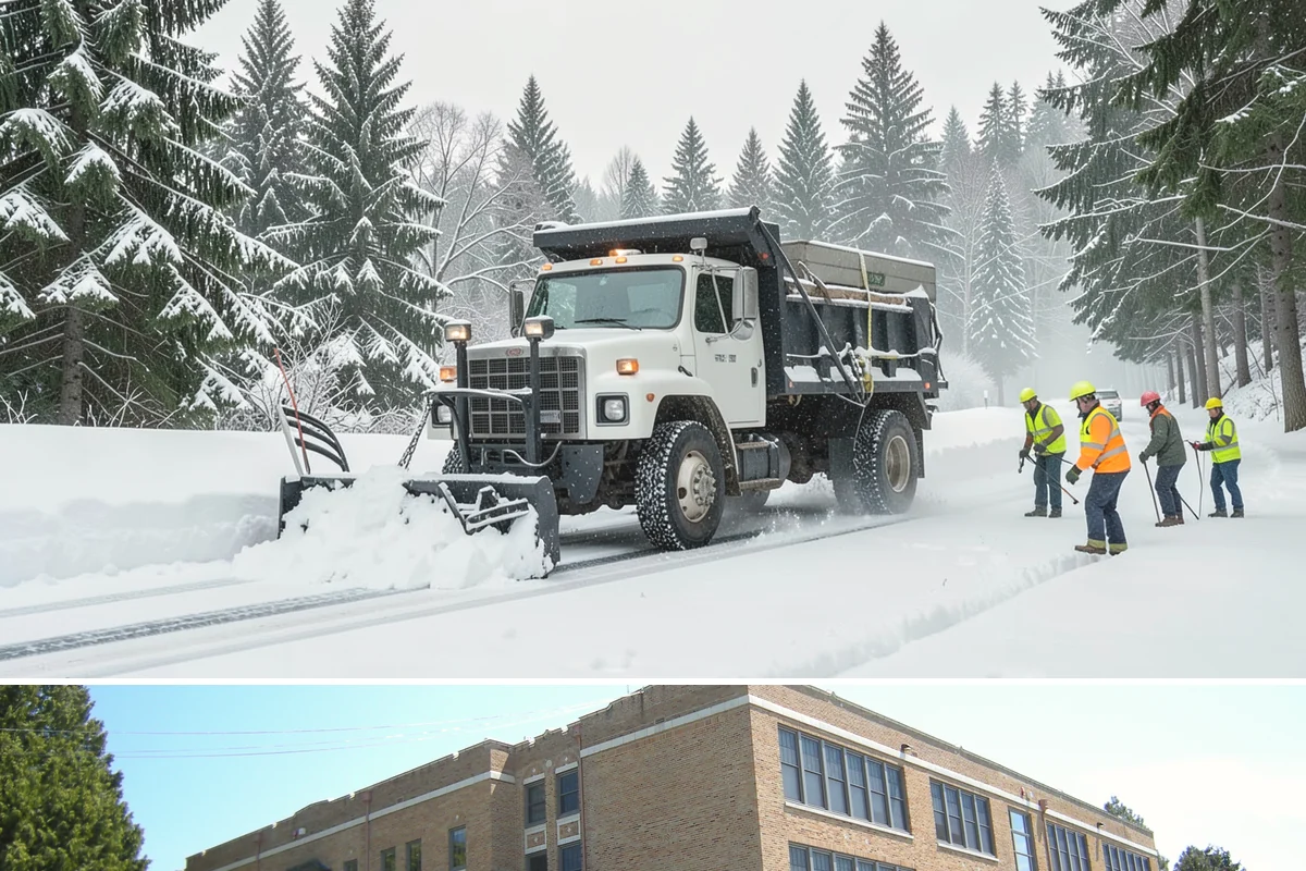 Liquid Salt Spraying in Maple Valley, King County, WA - Liquid salt spraying is used through the core winter months whenever light ice or freezing drizzle threatens traction.