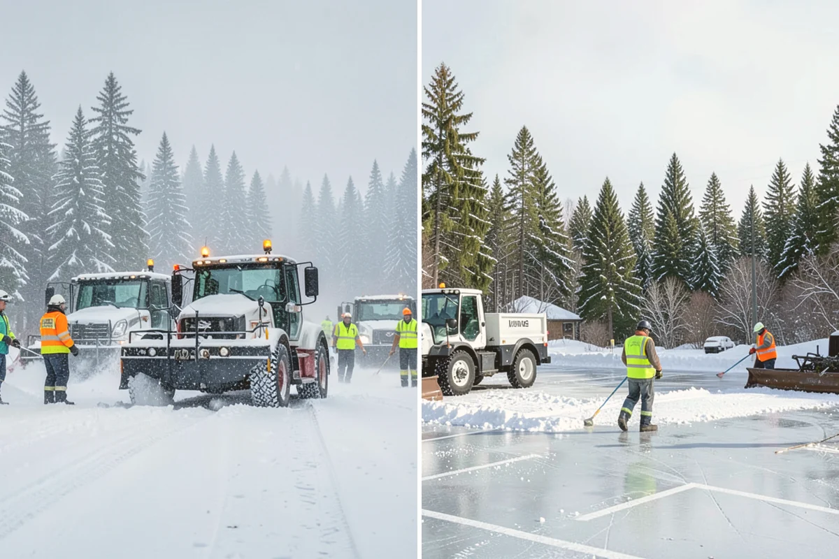 Liquid Salt Spraying in Mount Vernon, Skagit County, WA - Determine whether spraying serves as pretreatment or ice knockdown