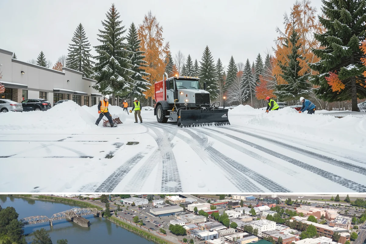 Liquid Salt Spraying in Mount Vernon, Skagit County, WA - Liquid salt spraying is used through the core winter months whenever light ice or freezing drizzle threatens traction.