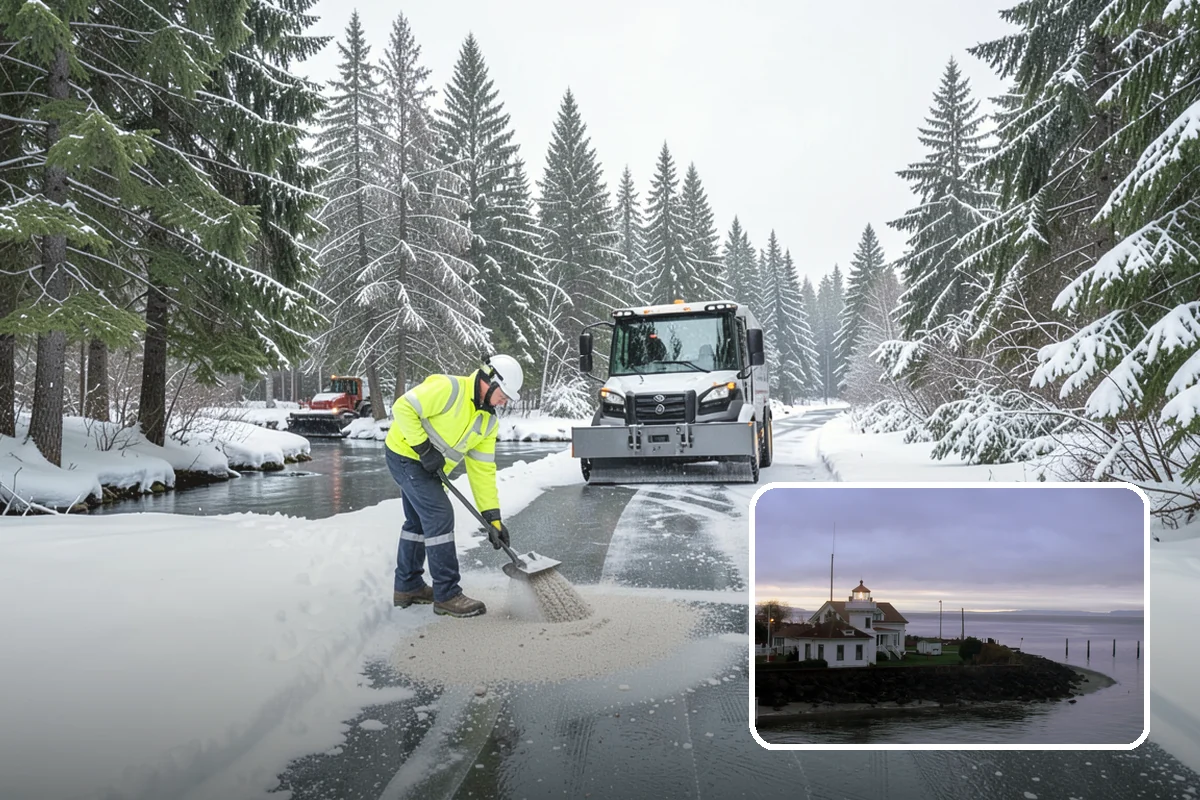 Liquid Salt Spraying in Mukilteo, Snohomish County, WA - Even film coverage with no crystal bounce or scatter