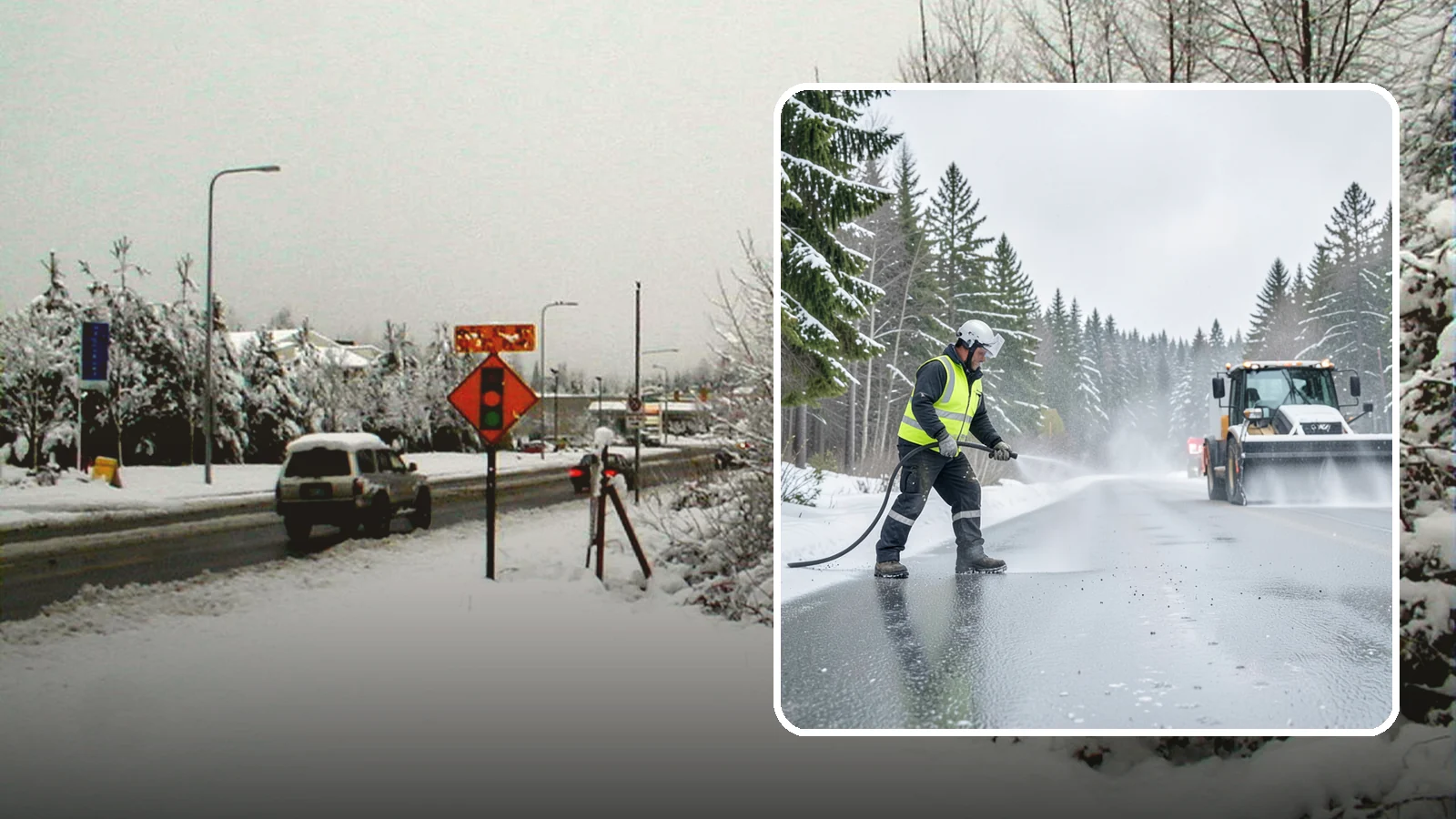 Liquid Salt Spraying in Newcastle, King County, WA - Liquid salt spraying applies deicer in solution form for fast, even coverage that resists wind scatter and bounce.