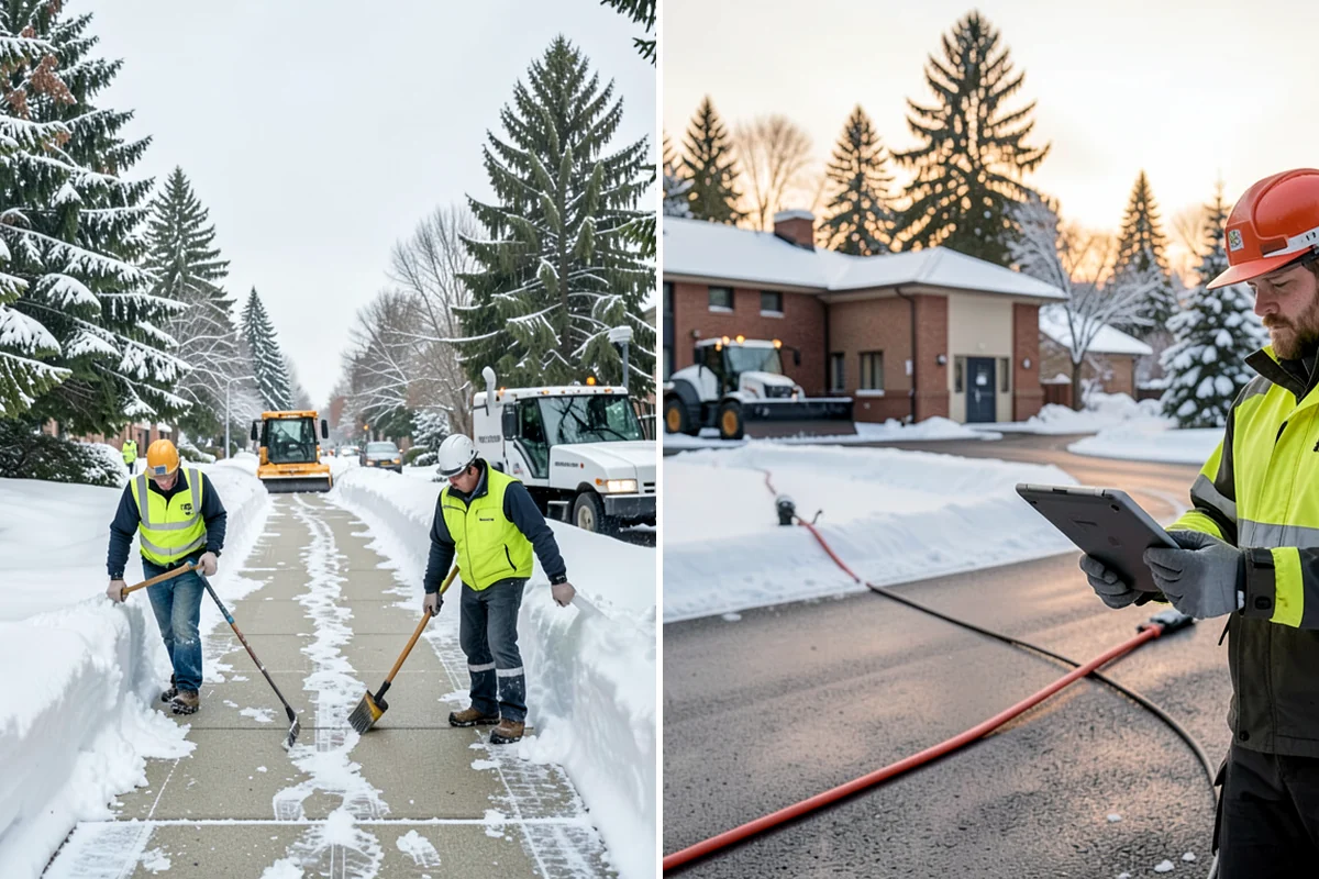 Liquid Salt Spraying in Normandy Park, King County, WA - Determine whether spraying serves as pretreatment or ice knockdown