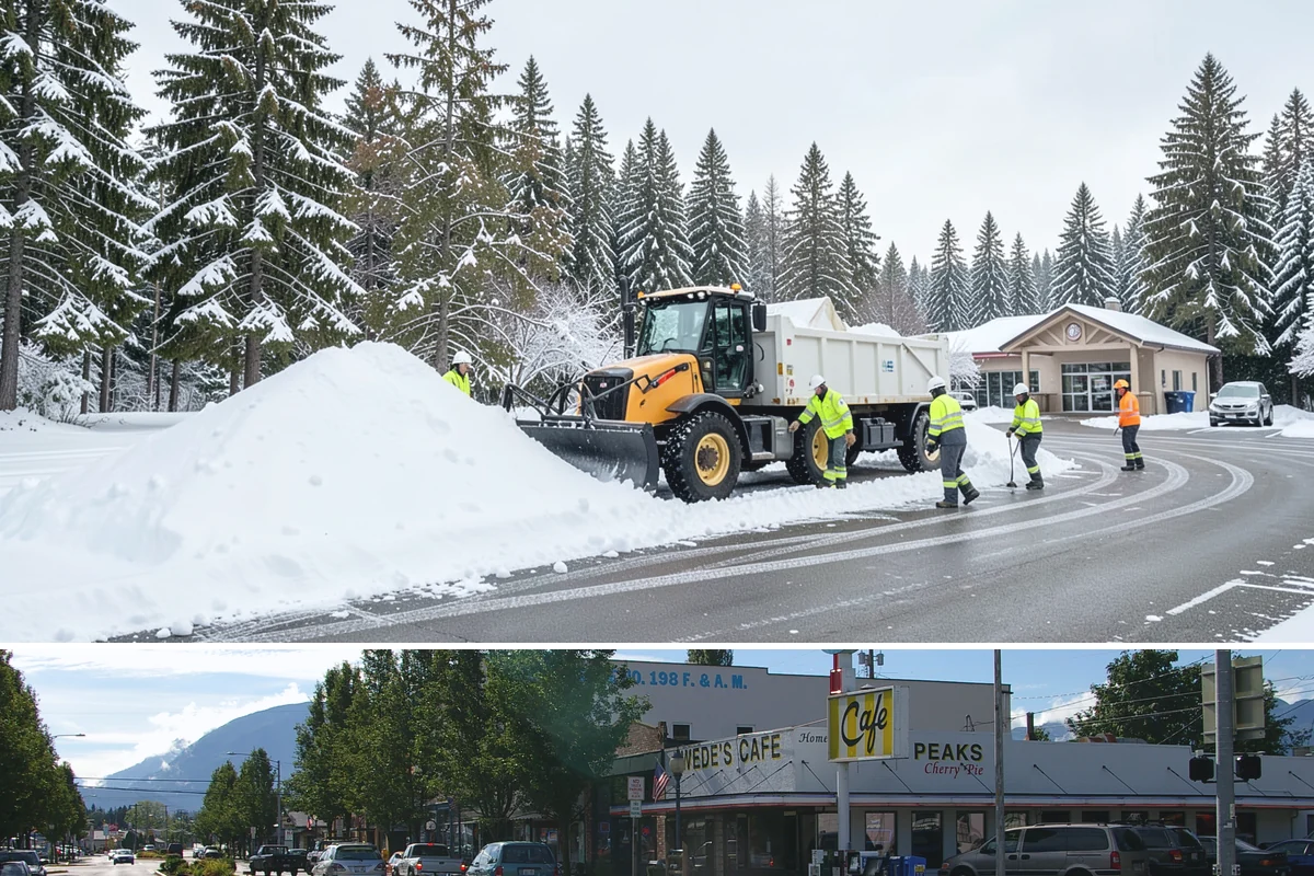 Liquid Salt Spraying in North Bend, King County, WA - Liquid salt spraying is used through the core winter months whenever light ice or freezing drizzle threatens traction.