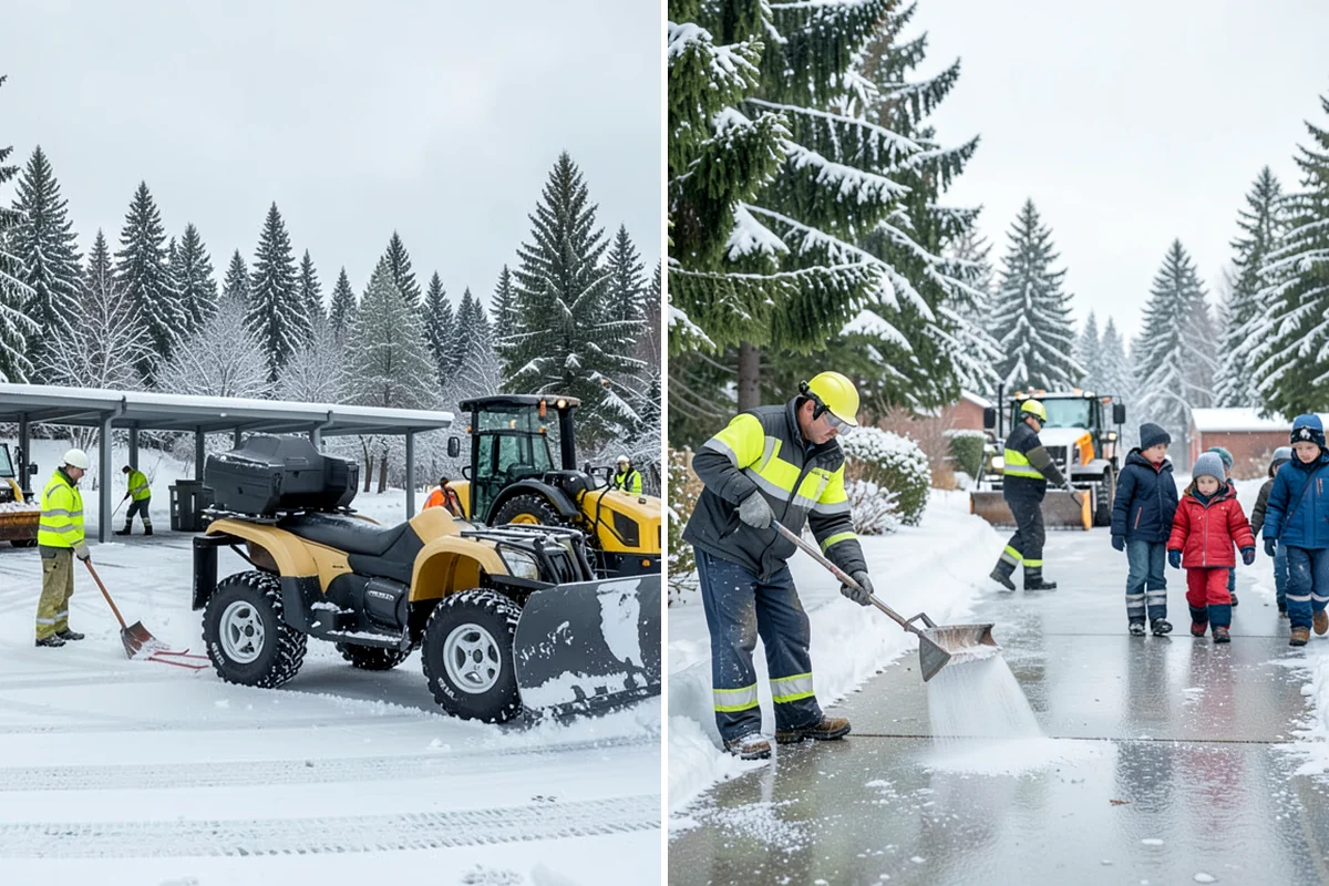 Liquid Salt Spraying in SeaTac, King County, WA - Determine whether spraying serves as pretreatment or ice knockdown