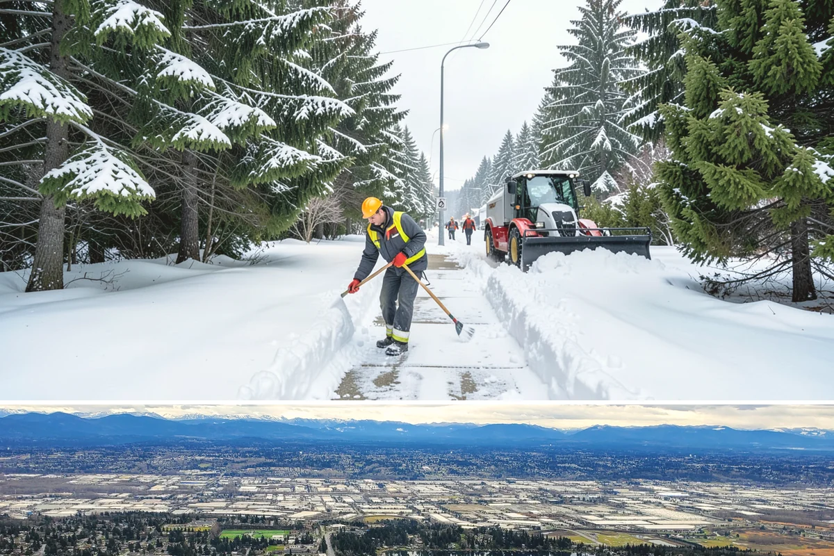 Liquid Salt Spraying in SeaTac, King County, WA - Liquid salt spraying is used through the core winter months whenever light ice or freezing drizzle threatens traction.