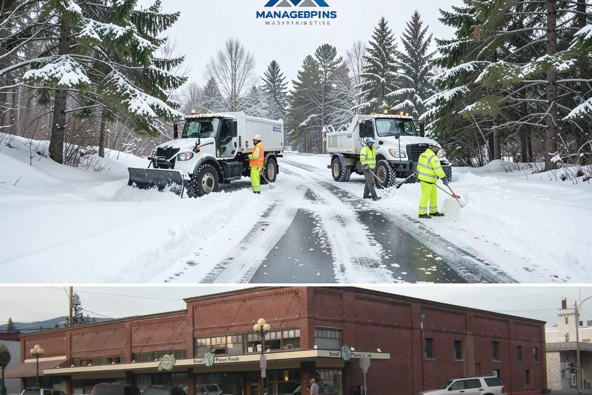 Liquid Salt Spraying in Sedro-Woolley, Skagit County, WA - Liquid salt spraying is used through the core winter months whenever light ice or freezing drizzle threatens traction.