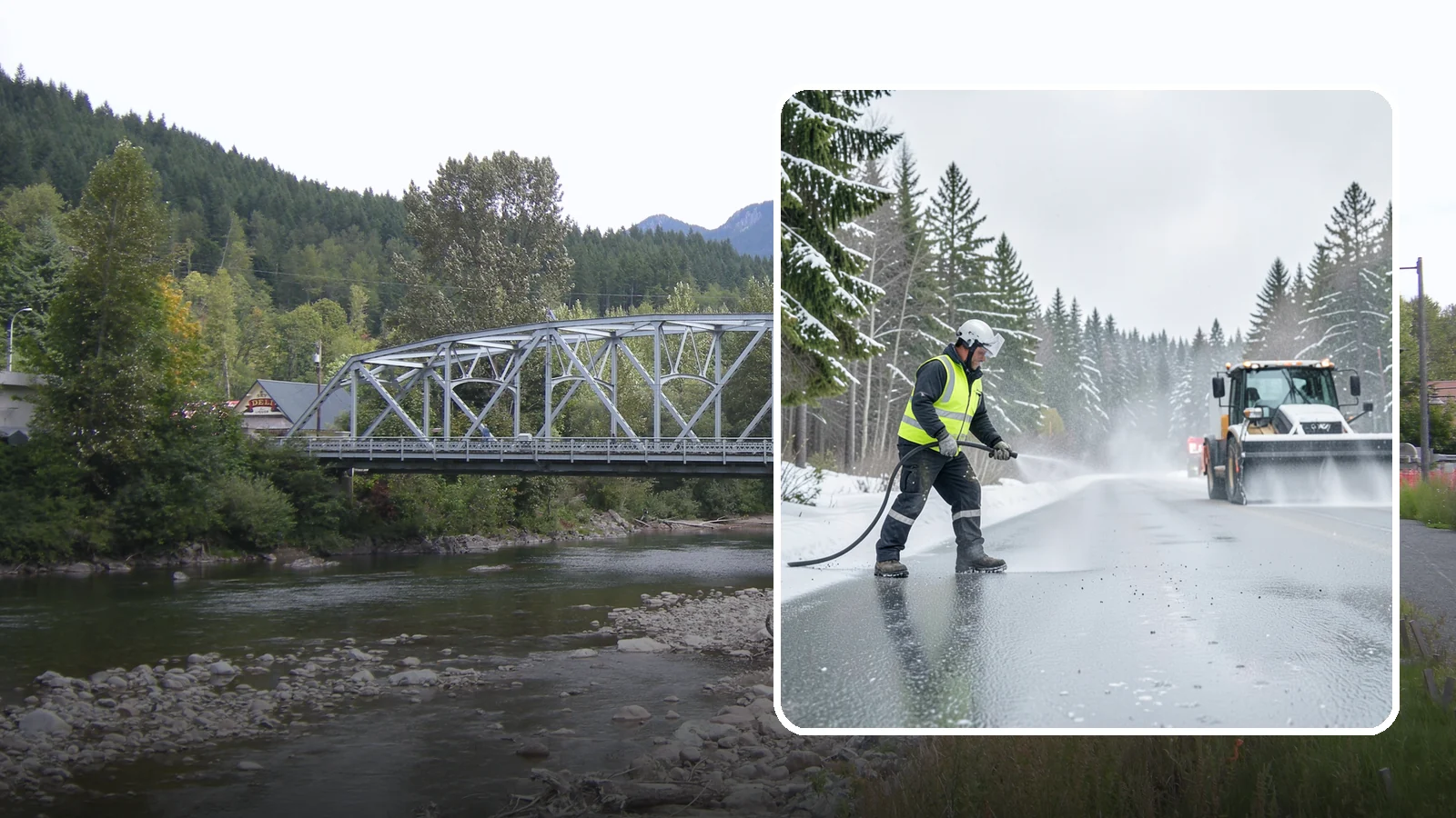 Liquid Salt Spraying in Skykomish, King County, WA - Liquid salt spraying applies deicer in solution form for fast, even coverage that resists wind scatter and bounce.