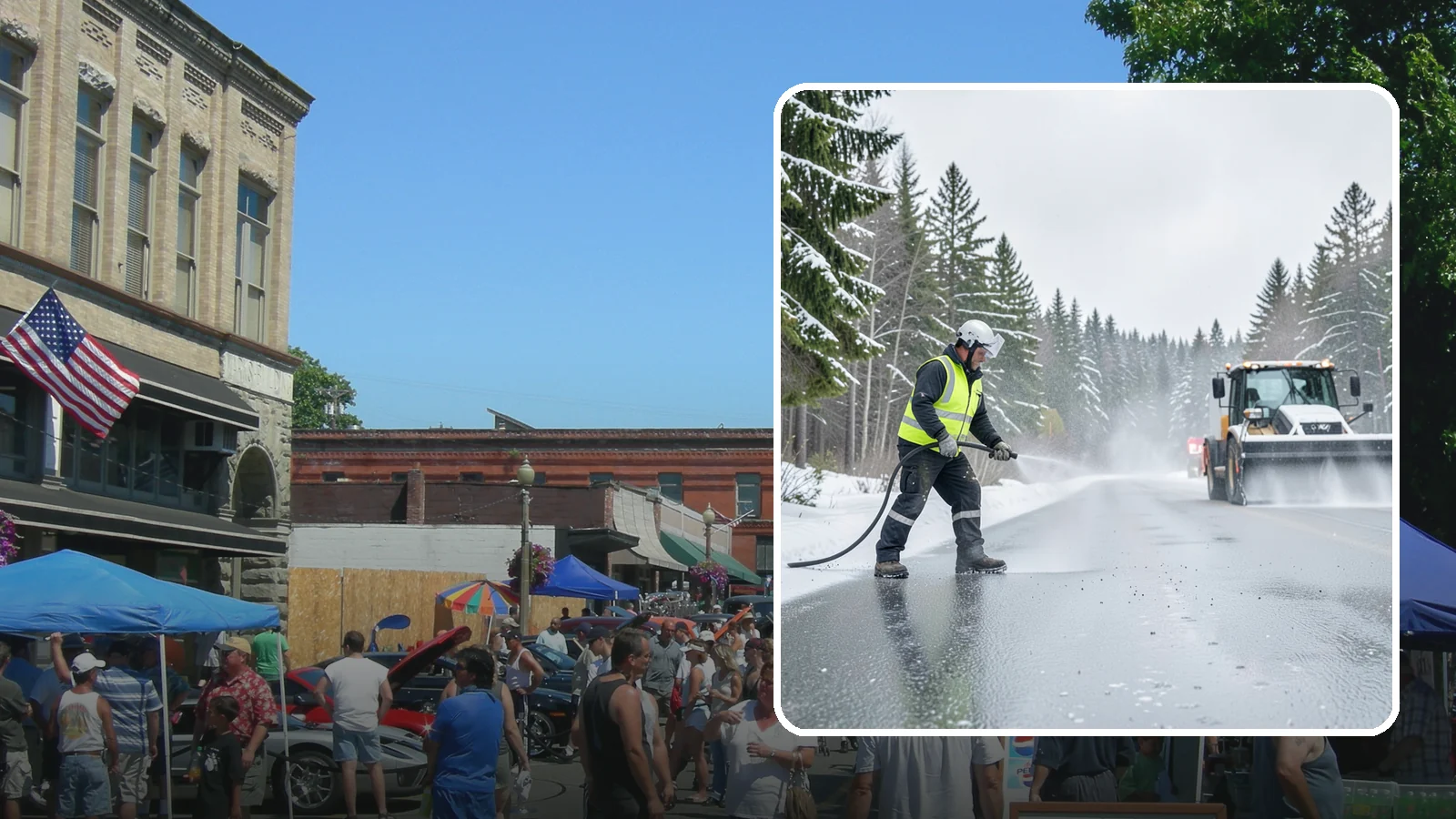 Liquid Salt Spraying in Snohomish, Snohomish County, WA - Liquid salt spraying applies deicer in solution form for fast, even coverage that resists wind scatter and bounce.