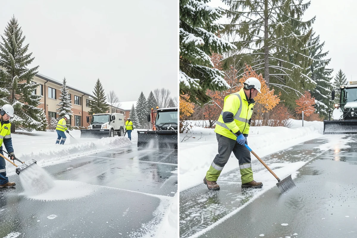 Liquid Salt Spraying in Steilacoom, Pierce County, WA - Determine whether spraying serves as pretreatment or ice knockdown