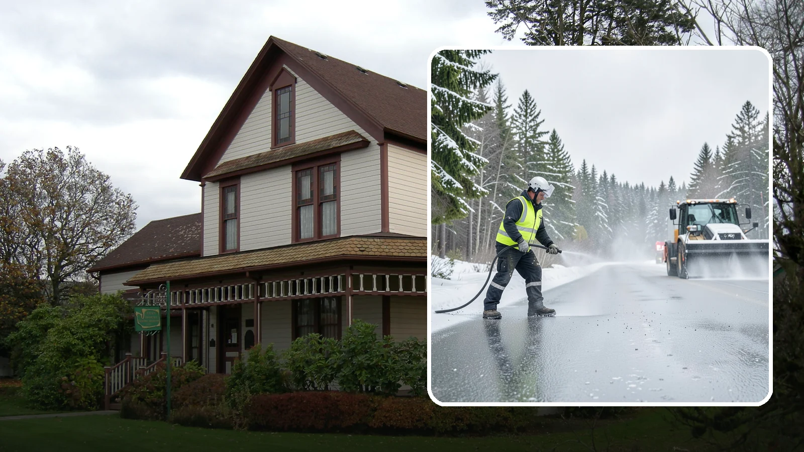 Liquid Salt Spraying in Sumner, Pierce County, WA - Liquid salt spraying applies deicer in solution form for fast, even coverage that resists wind scatter and bounce.