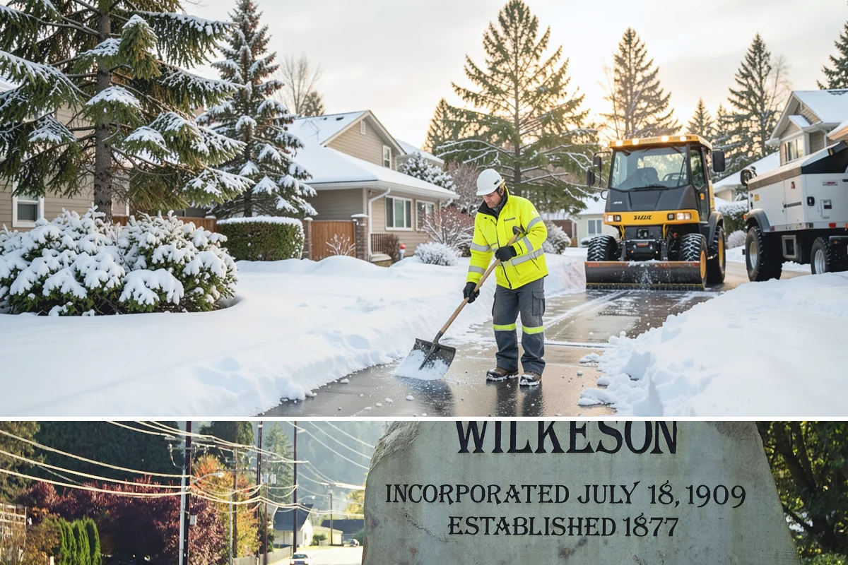 Liquid Salt Spraying in Wilkeson, Pierce County, WA - Liquid salt spraying is used through the core winter months whenever light ice or freezing drizzle threatens traction.