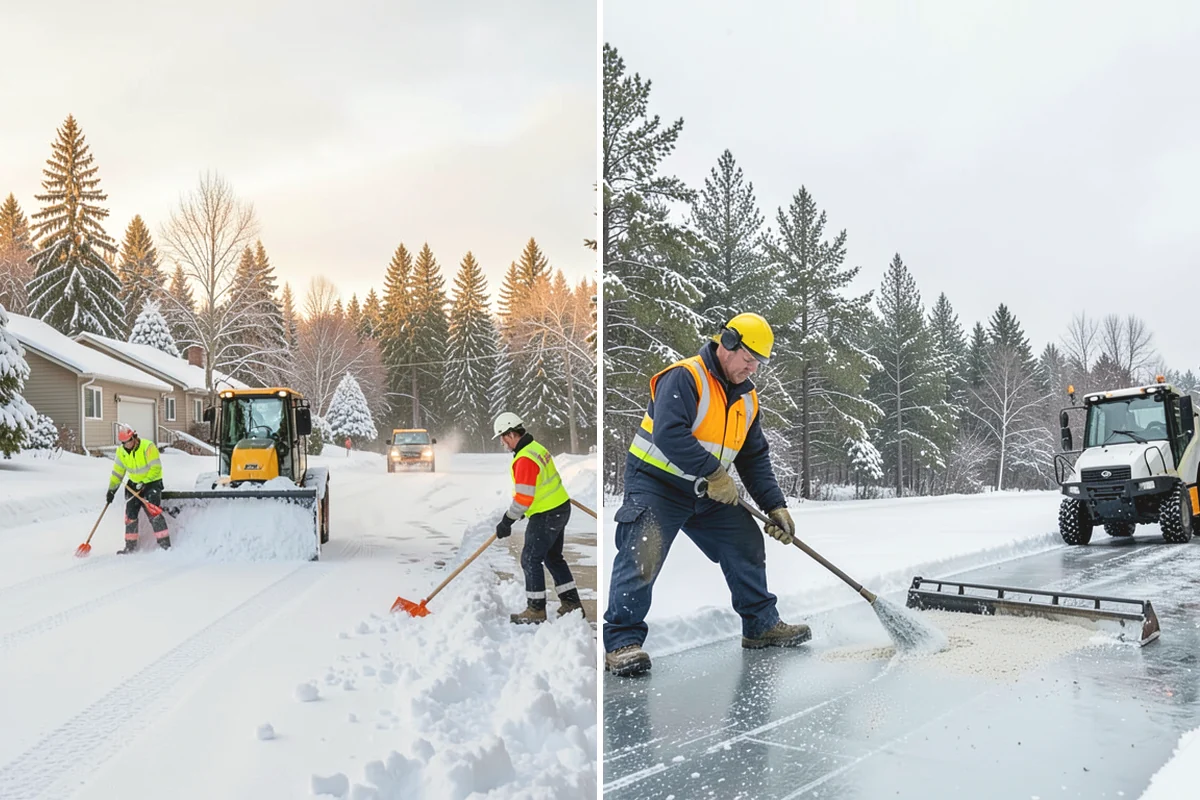 Loader Snow Relocation in Anacortes, Skagit County, WA - Assess site volume and relocation targets