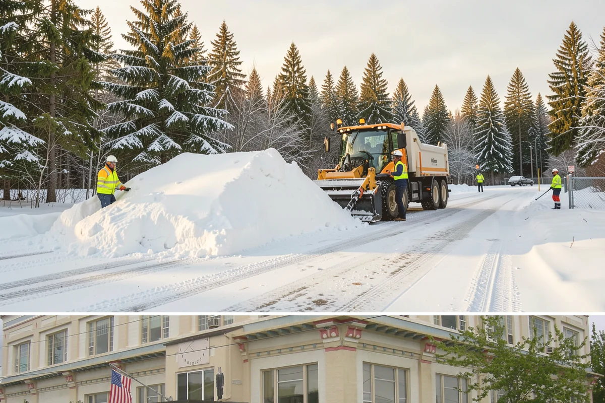 Loader Snow Relocation in Anacortes, Skagit County, WA - Loader snow relocation is most valuable after major storms when large commercial sites accumulate more snow than smaller...