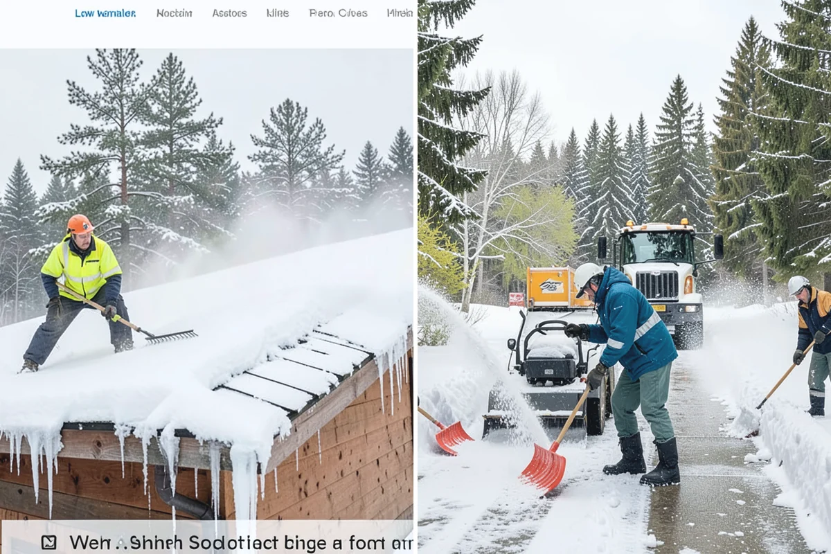 Loader Snow Relocation in Auburn, King County, WA - Assess site volume and relocation targets