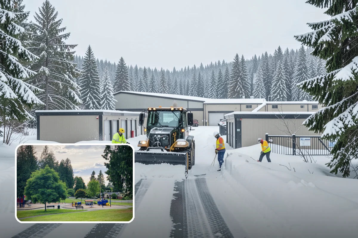 Loader Snow Relocation in Bonney Lake, Pierce County, WA - Moves large snow volumes far faster than trucks