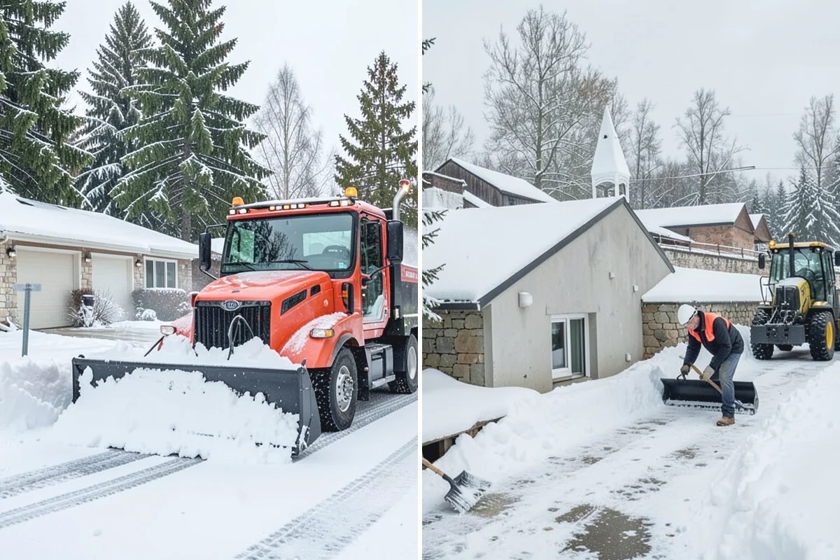 Loader Snow Relocation in Bonney Lake, Pierce County, WA - Assess site volume and relocation targets