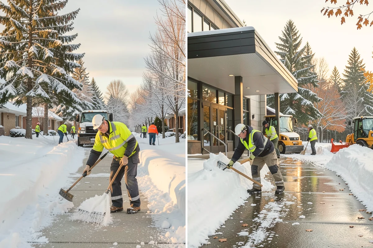 Loader Snow Relocation in Bothell, King County, WA - Assess site volume and relocation targets