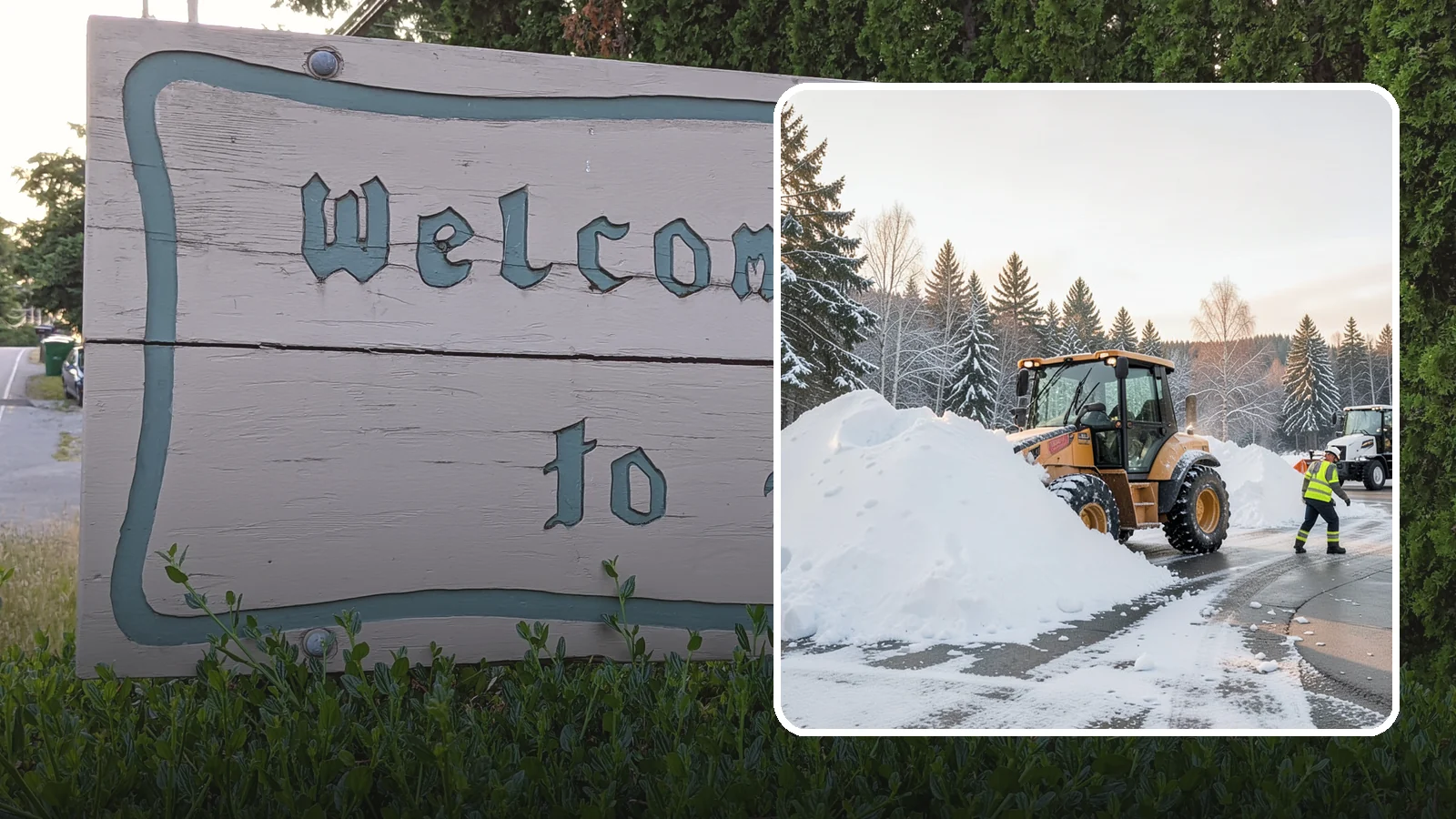 Loader Snow Relocation in Brier, Snohomish County, WA - We use wheel loaders to move large volumes of snow quickly across big commercial sites.
