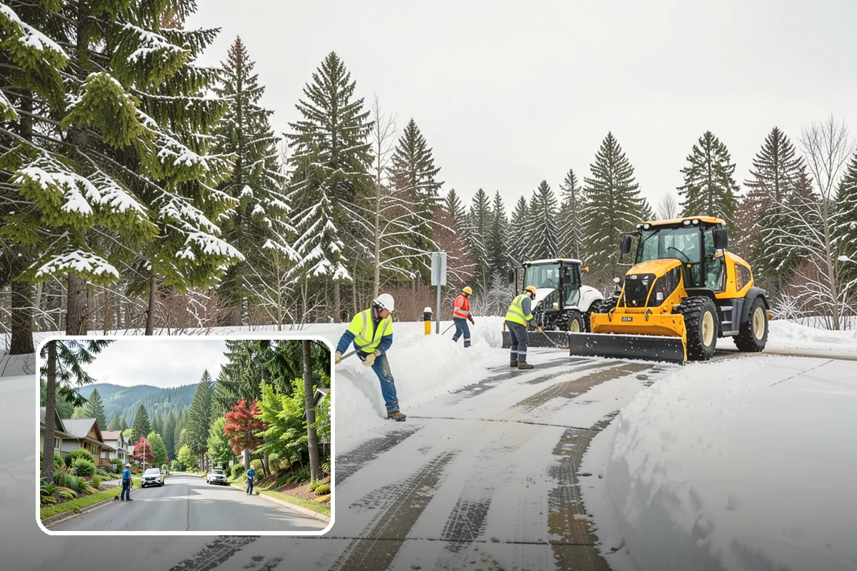 Loader Snow Relocation in Darrington, Snohomish County, WA - Moves large snow volumes far faster than trucks
