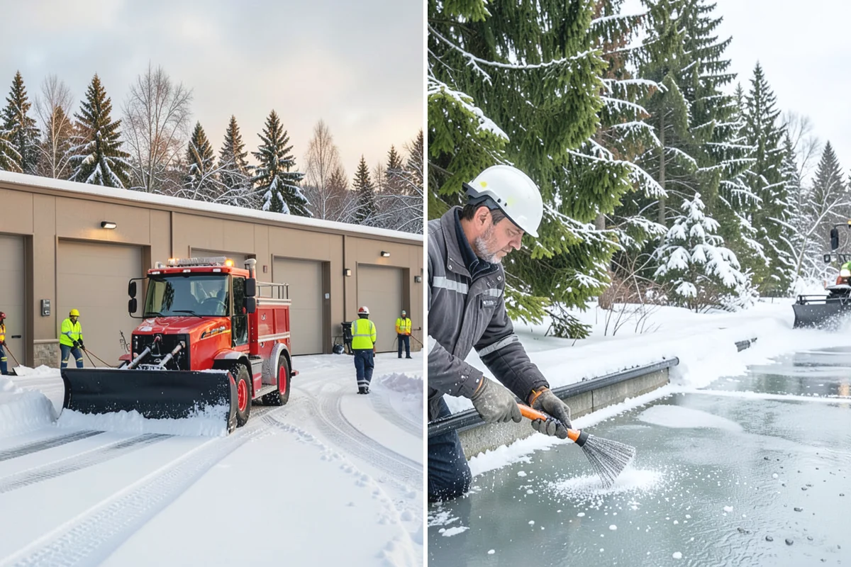 Loader Snow Relocation in Darrington, Snohomish County, WA - Assess site volume and relocation targets