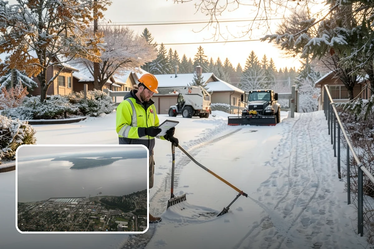 Loader Snow Relocation in Des Moines, King County, WA - Moves large snow volumes far faster than trucks