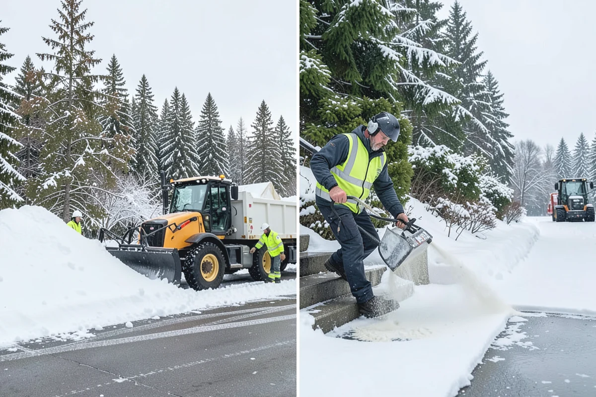 Loader Snow Relocation in Des Moines, King County, WA - Assess site volume and relocation targets