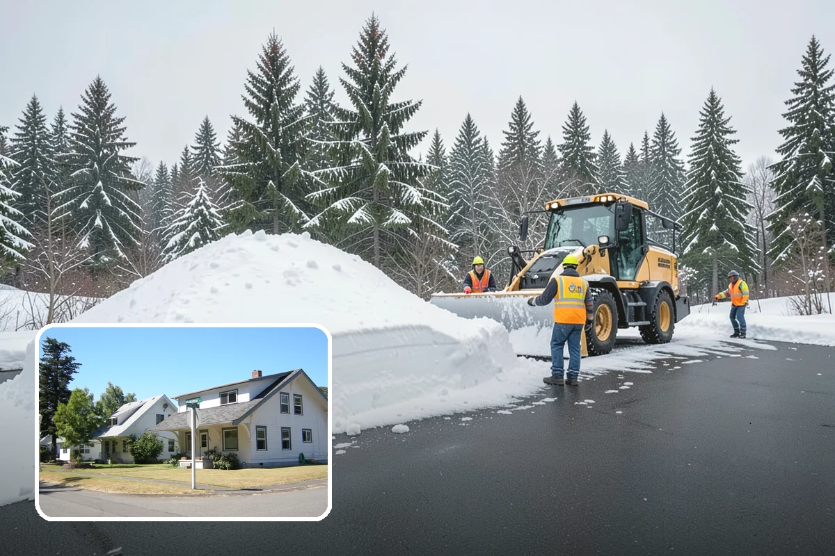 Loader Snow Relocation in DuPont, Pierce County, WA - Moves large snow volumes far faster than trucks