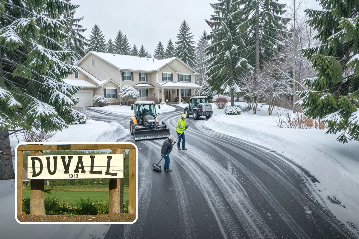 Loader Snow Relocation in Duvall, King County, WA - Moves large snow volumes far faster than trucks