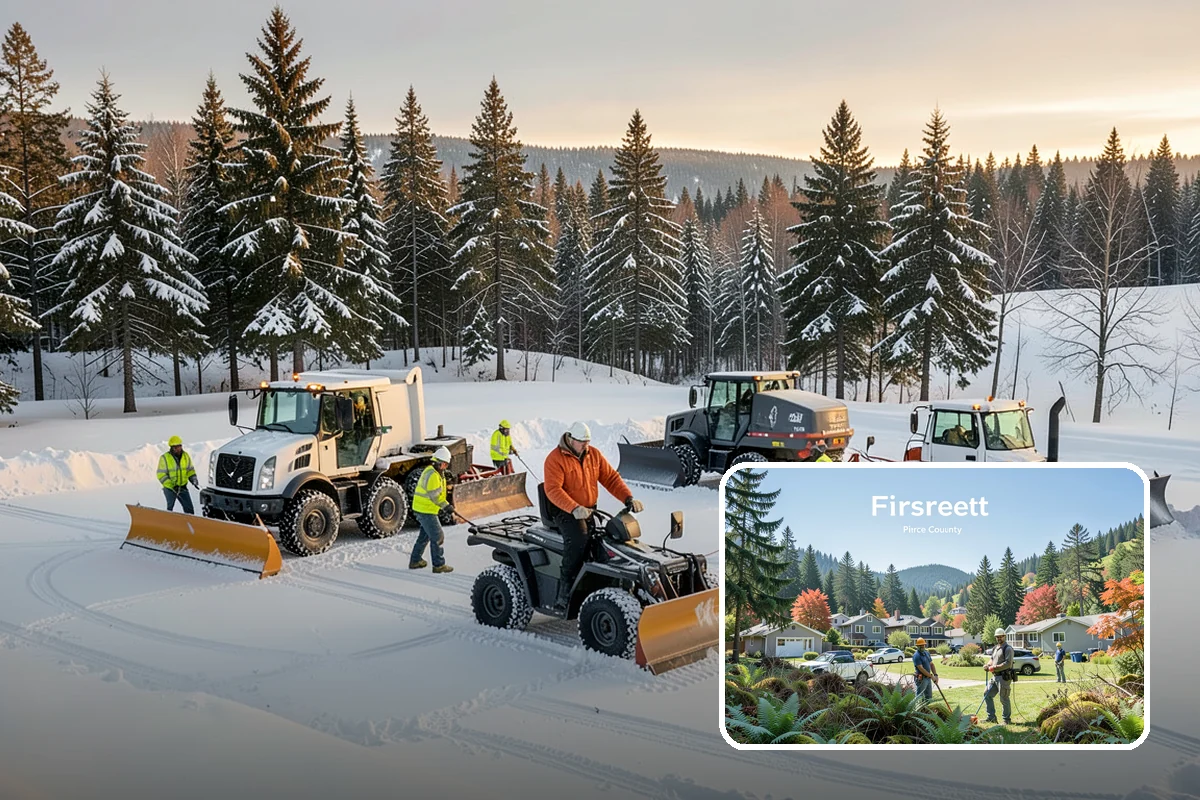 Loader Snow Relocation in Fircrest, Pierce County, WA - Moves large snow volumes far faster than trucks