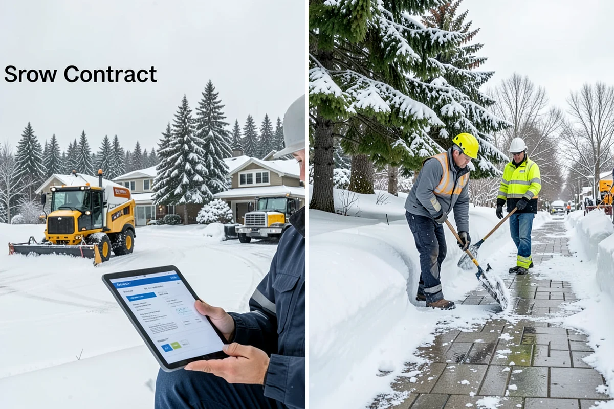 Loader Snow Relocation in Fircrest, Pierce County, WA - Assess site volume and relocation targets