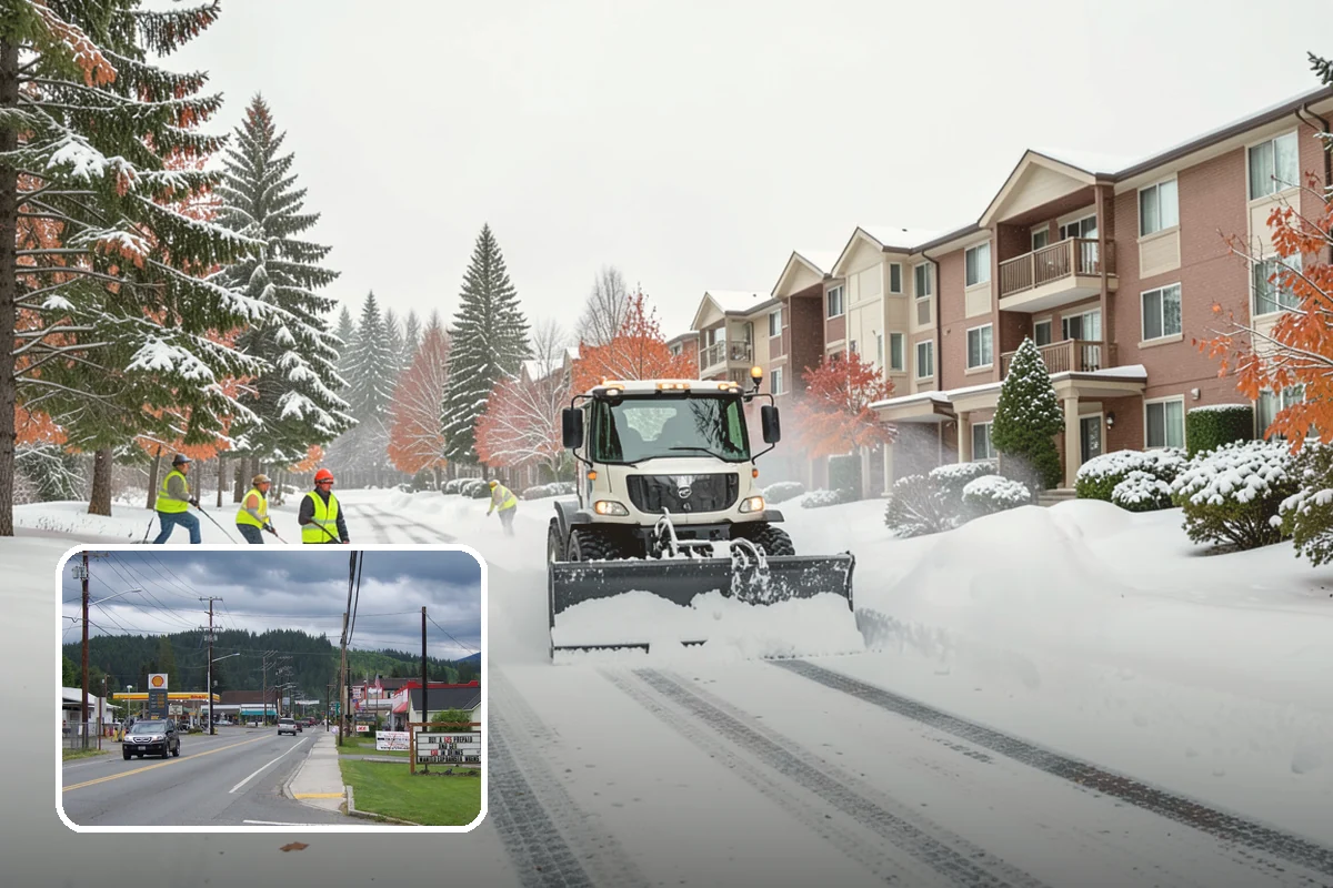 Loader Snow Relocation in Granite Falls, Snohomish County, WA - Moves large snow volumes far faster than trucks