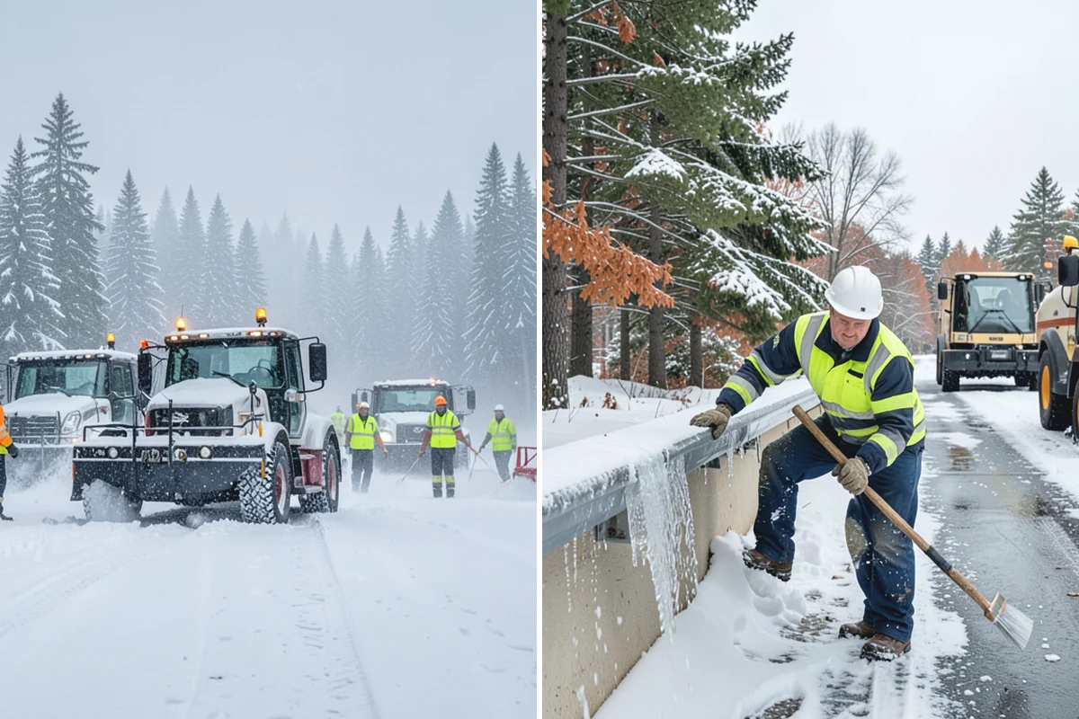 Loader Snow Relocation in Granite Falls, Snohomish County, WA - Assess site volume and relocation targets