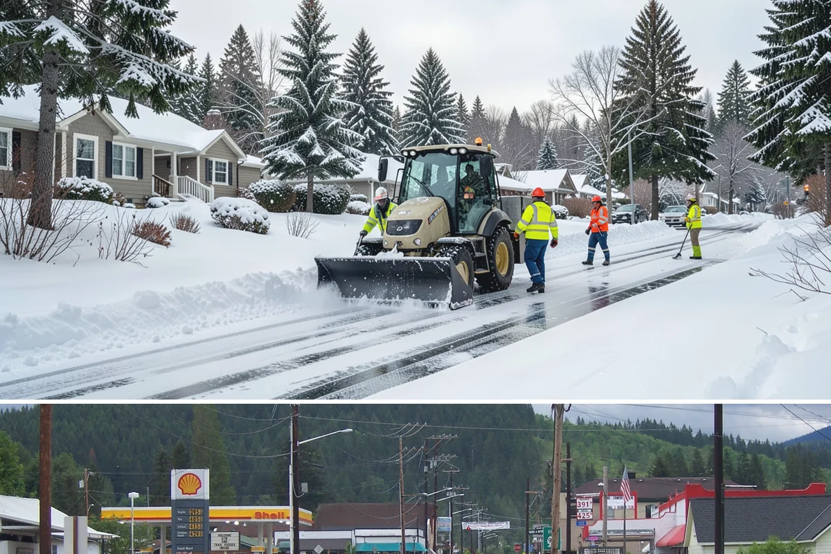 Loader Snow Relocation in Granite Falls, Snohomish County, WA - Loader snow relocation is most valuable after major storms when large commercial sites accumulate more snow than smaller...