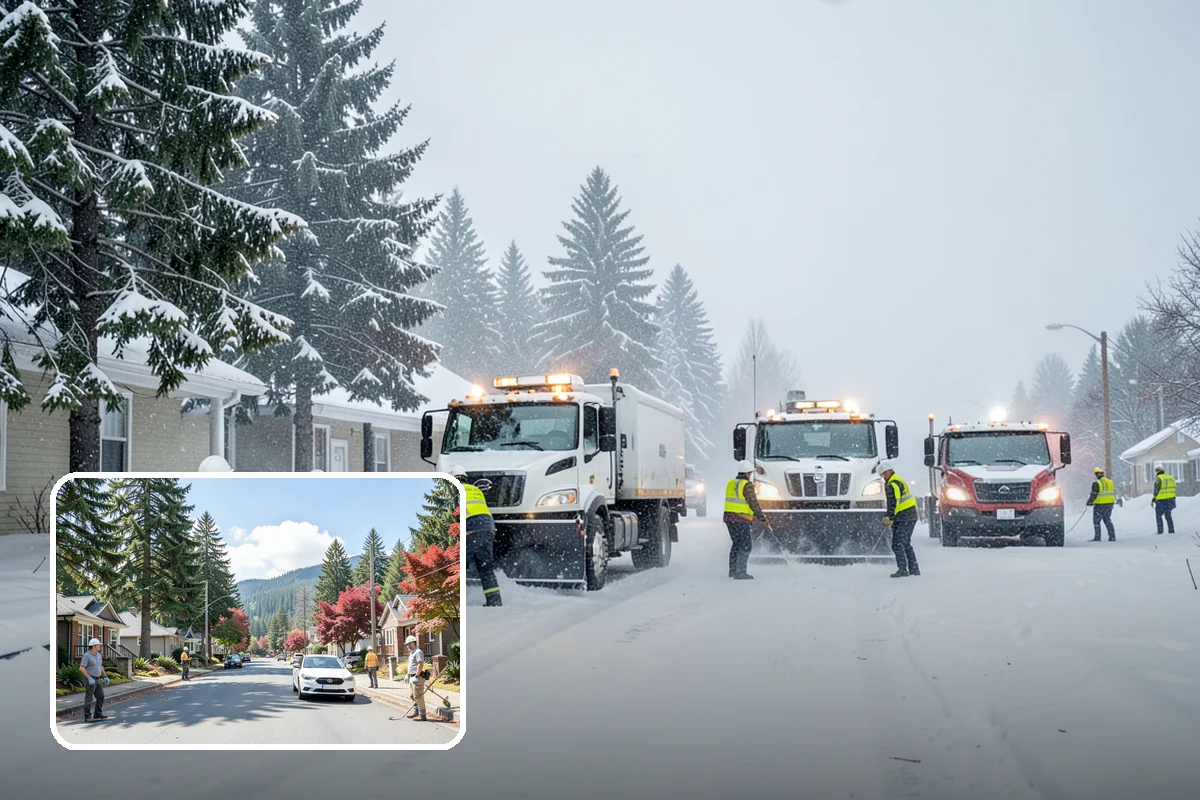 Loader Snow Relocation in Hunts Point, King County, WA - Moves large snow volumes far faster than trucks
